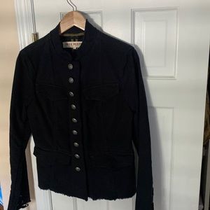 Free People black suede jacket